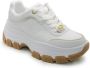 Guess Witte damessneakers Fltberele12 White Dames - Thumbnail 1