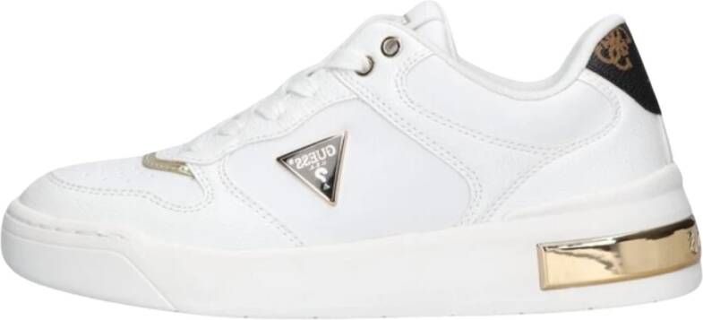 Guess Witte Lage Sneakers Clarkz White Dames