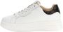 Guess Witte leren sneakers met ronde neus White Dames - Thumbnail 1