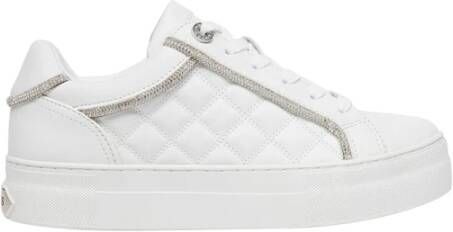 Guess Witte Sneakers met Allover Print White Dames