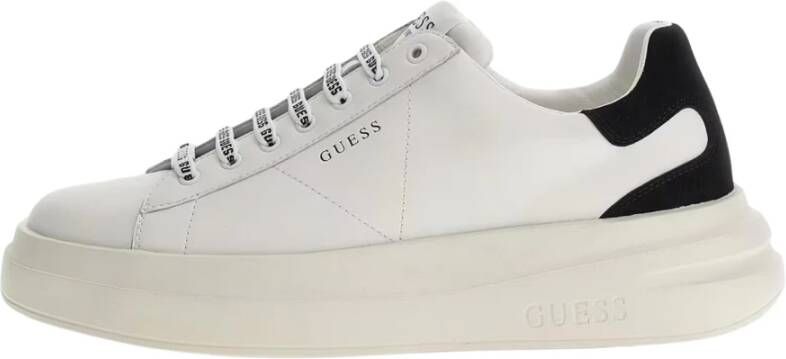 Guess Witte Sneakers met Logo Details White Heren