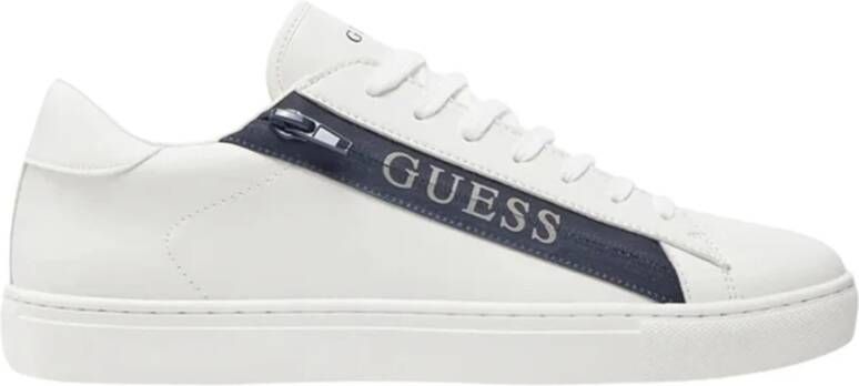 Guess Witte sportieve synthetische sneakers White Heren