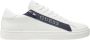 Guess Witte sportieve synthetische sneakers White Heren - Thumbnail 1