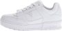 Guess Witte Veterschoenen met Rubberen Zool White Dames - Thumbnail 1