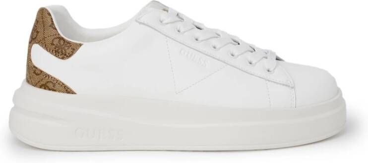 Guess Witte Veterschoenen voor Vrouwen White Dames