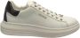 Guess Dames Vibo Leren Sneakers Wit Goud White Dames - Thumbnail 8