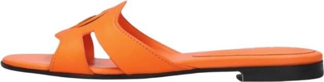 Guess Zomer Vibe Leren Slippers Ciella Orange Dames