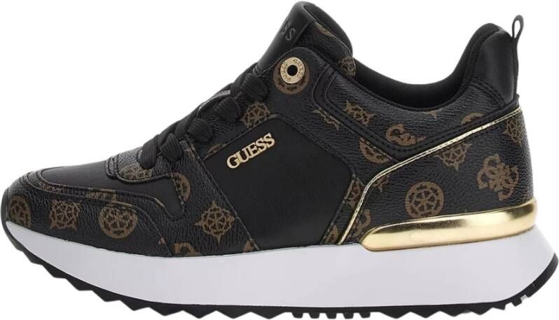 Guess Zwarte Dames Sneakers Stijlvol Trendy Black Dames