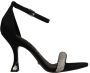 Guess Zwarte Fonkelende Sandalen Black Dames - Thumbnail 1