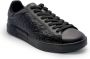 Guess Zwarte herensneakers met logodetails Black Heren - Thumbnail 2