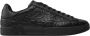 Guess Zwarte lage sneakers met all-over logo Black Heren - Thumbnail 1