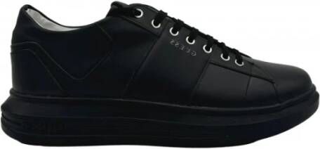 Guess Zwarte leren herensneakers Black Heren