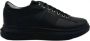 Guess Zwarte leren herensneakers Black Heren - Thumbnail 1