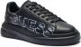 Guess Zwarte leren sneakers Elba model Black Heren - Thumbnail 2