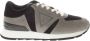 Guess Zwarte leren textielsneakers Gray Dames - Thumbnail 1