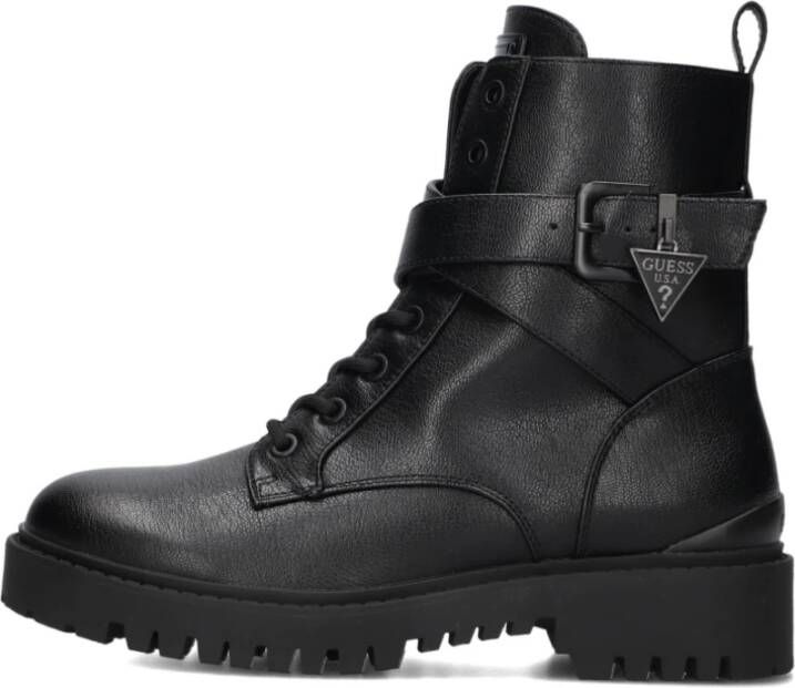 Guess Zwarte Olsy Veterboots Black Dames