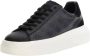 Guess Zwarte Sneakers 4G Logo Suède Inzetstukken Black Heren - Thumbnail 9