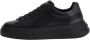 Guess Zwarte leren sneakers Elba model Black Dames - Thumbnail 1