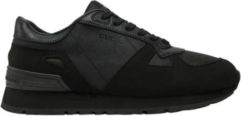 Guess Zwarte Sneakers voor Mannen Black Heren