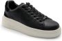 Guess Zwarte suède sneakers met logodetails Black Dames - Thumbnail 1