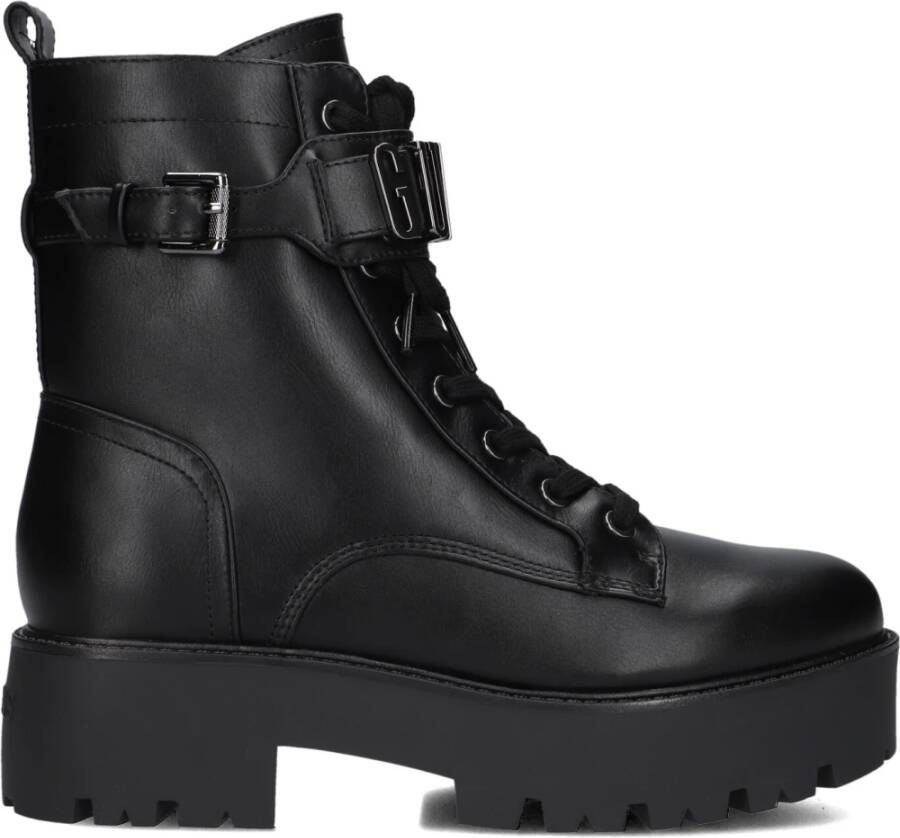 Guess Zwarte Veterschoenen voor Dames Black Dames