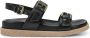 Guglielmo Rotta Flat Sandals Black Dames - Thumbnail 1