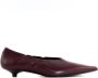 Guglielmo Rotta Rode Leren Pumps met 2cm Hak Red Dames - Thumbnail 1