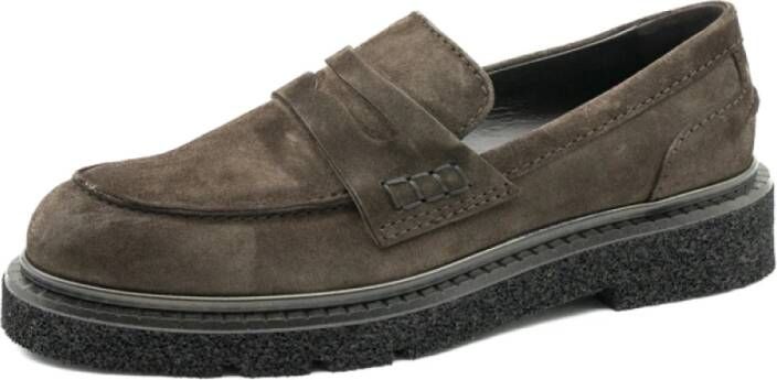 Guglielmo Rotta Velour Ebony Damesschoenen Aw24 Brown Dames