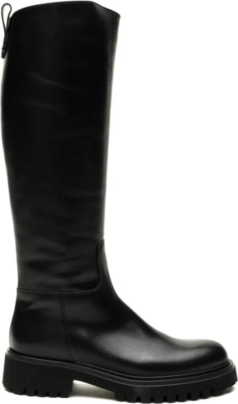 Guglielmo Rotta Zwarte Laarzen Warth Stijl Black Dames