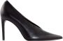 Guglielmo Rotta Zwarte Leren Pumps Puntig 10cm Hak Black Dames - Thumbnail 1