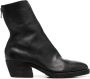 Guidi Westers Stijl Leren Laars Black Heren - Thumbnail 1