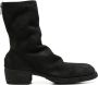 Guidi Zwart Achterrits Mid Boot Black Heren - Thumbnail 1