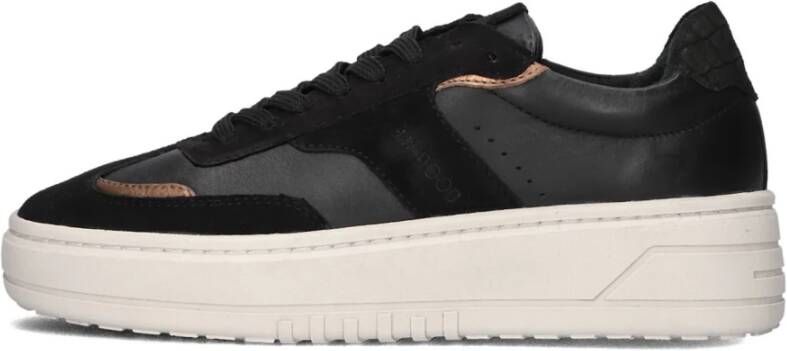 Haboob Zwarte Anemone Lage Sneakers Black Dames