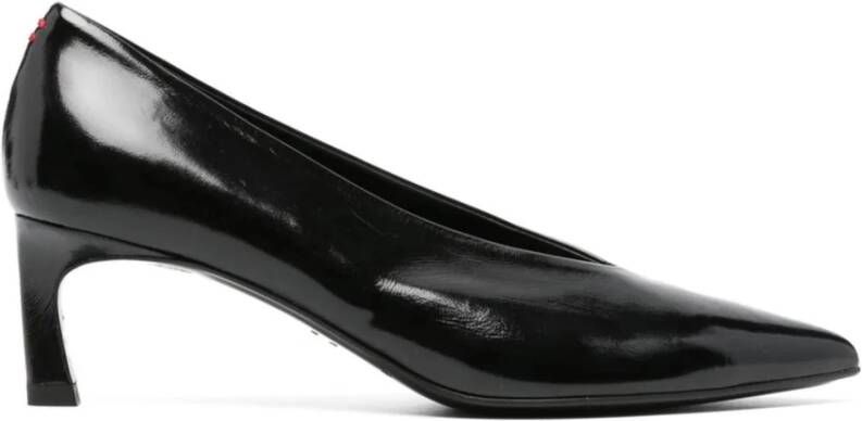 Halmanera Zwarte hakken puntige neus pumps Black Dames