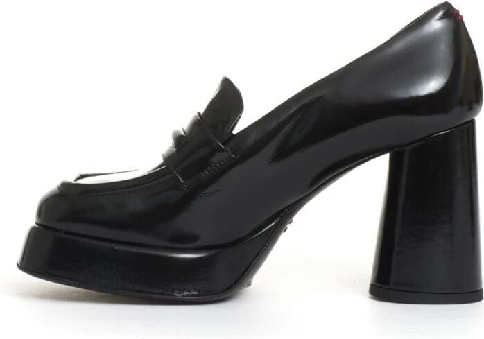 Halmanera Zwarte Lakleren Mocassin Schoenen Black Dames