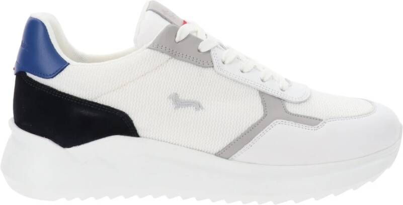 Harmont & Blaine Leren en stoffen herensneakers White Heren