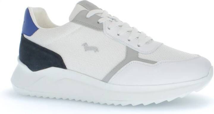 Harmont & Blaine Leren en stoffen herensneakers White Heren