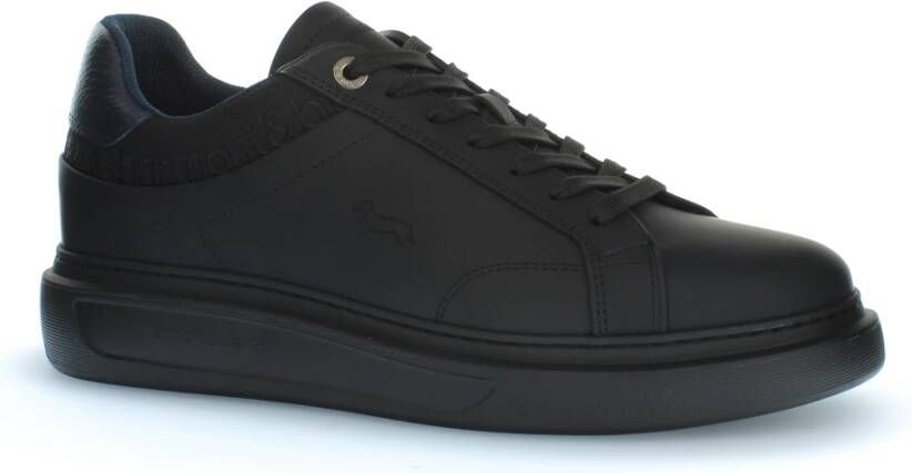 Harmont & Blaine Zwarte Heren Sneakers Stijlvol Model Black Heren