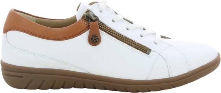 Hartjes Casual Cognac Damesschoenen White Dames