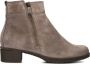 HARTJES Enkelboots Dames H Rits Booty Maat: 43 Materiaal: Suède Kleur: Taupe - Thumbnail 2