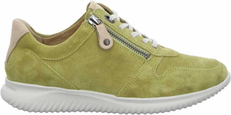 Hartjes Groene Veterschoenen Green Dames