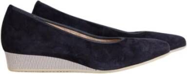 HASSIA Blauwe Oceaan Marine Slip-On Sleehak Sandaal Blue Dames