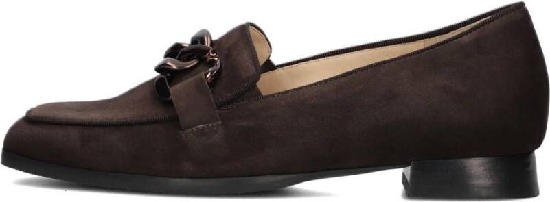 HASSIA Comfortabele Loafers Napoli Suède Band Brown Dames