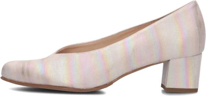 HASSIA Regenboog Nubuck Pump Florenz White Dames