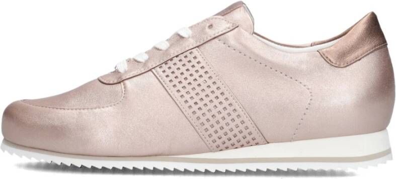 HASSIA Roze Metallic Lage Sneakers Piacenza 1 Pink Dames