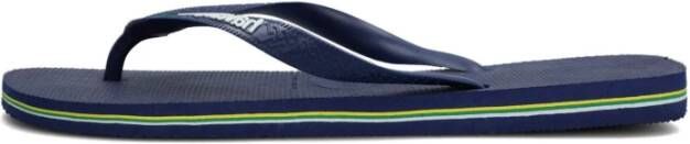 Havaianas Brazil Logo Slippers Blue Heren