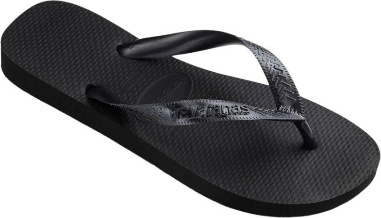 Havaianas Braziliaanse Vlag Slippers Black Dames