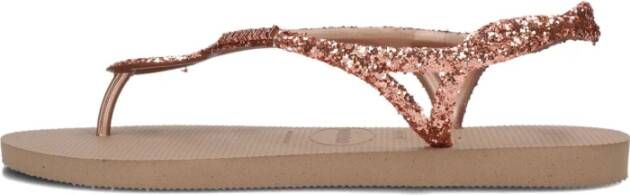 Havaianas Bruine Luna Premium II Slippers Pink Dames