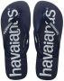 Havaianas Top Logo ia Unisex Slippers Navy Blue - Thumbnail 3