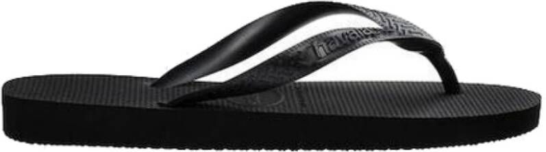 Havaianas Comfortabele Flip Flops met Sense Straps Black Dames